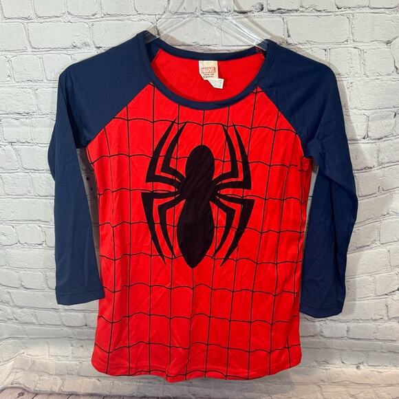 Marvel Child Spider-Girl Long Sleeve Halloween Costume Shirt - Picture 2 of 3